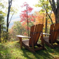 a one-on-one meeting space at the R.I. retreat.